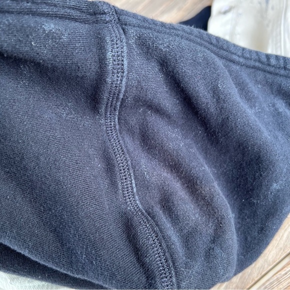 Free People Double Layer Distressed Jean Jacket Small Hood Destroyed Light Wash - Picture 12 of 14